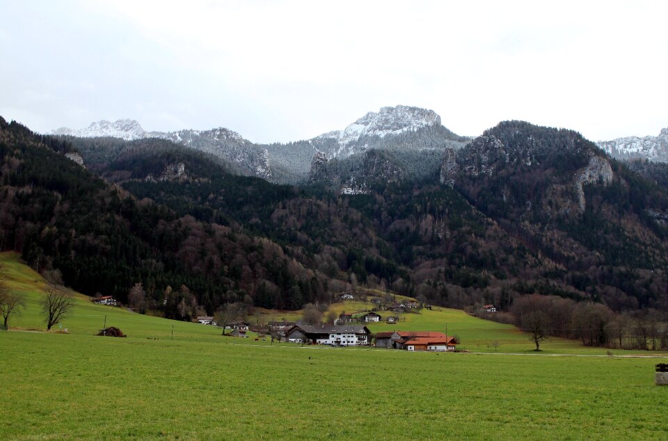 Mountains kampenwand mountain peak