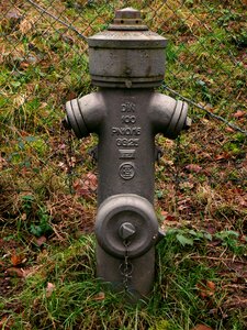 Water hydrant metal grey