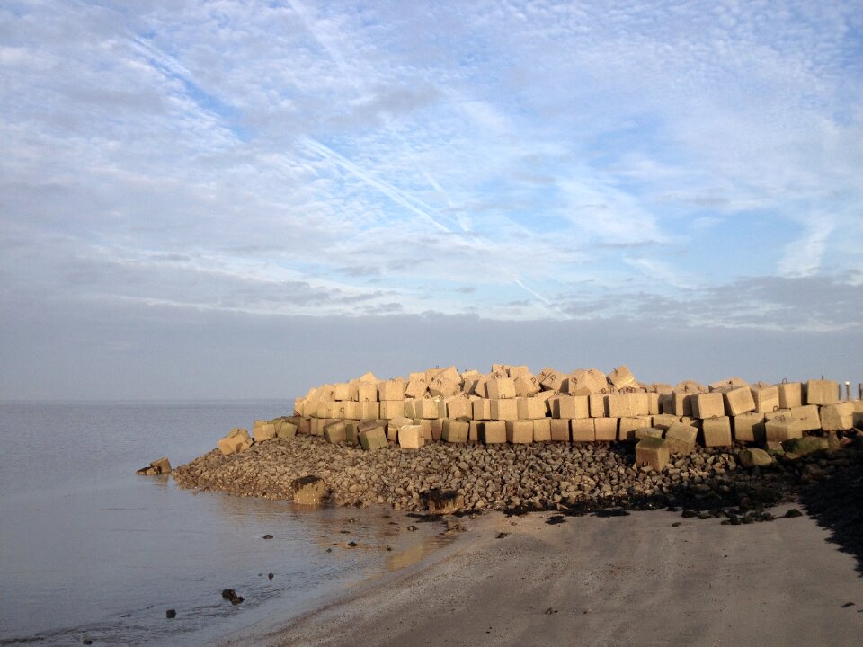 Stones north sea stone blocks