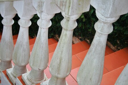 Red balustrade classic