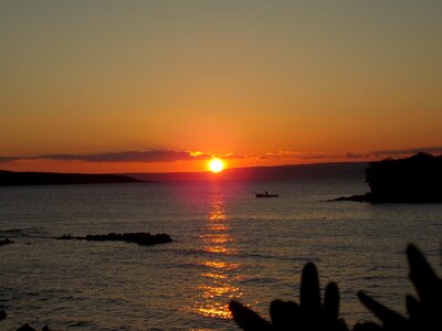 Abendstimmung sea water