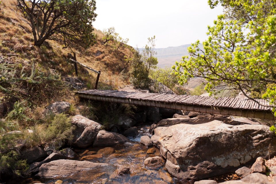 Landscape bridge river