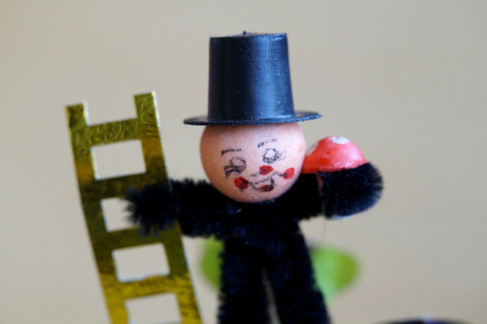 Chimney sweep symbol of good luck luck