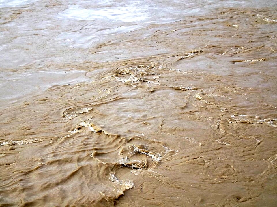 Rain river abstract