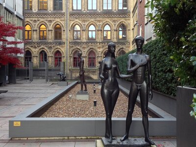 Adam and eve facade bremen