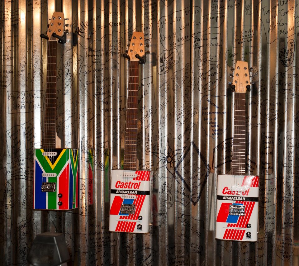 South africa guitar tin