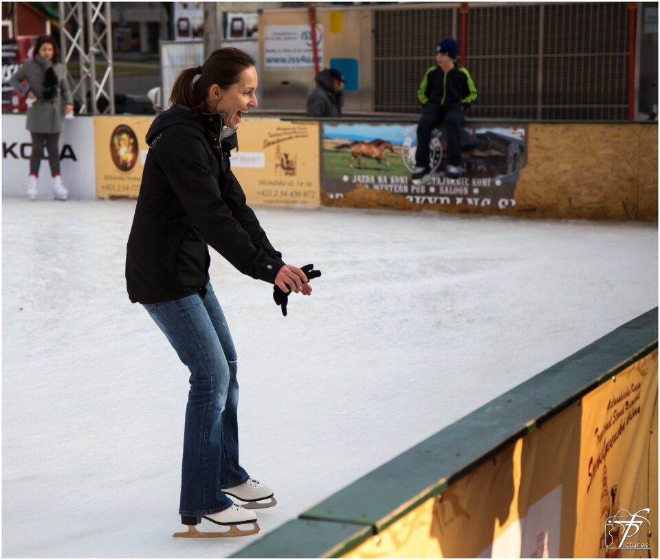 Figure skating winter sports people