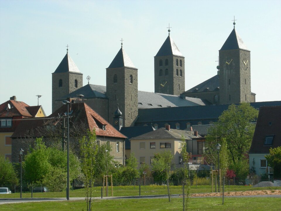Münsterschwarzach abbey lower franconia