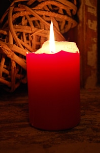 Christmas fire flame
