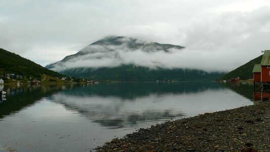 Norway mountain clouds