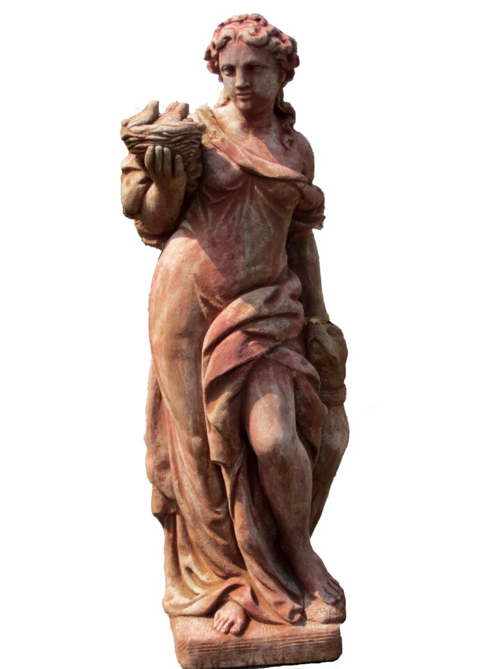 Female decorative sculpture