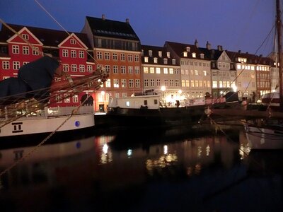 Sailing ships port nyhavn photo