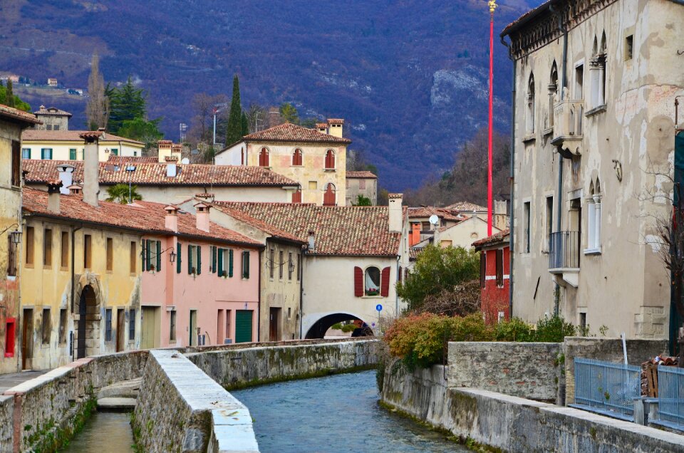 Vittorio veneto city view channel
