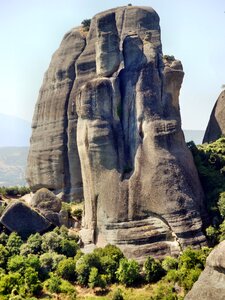 Meteora rock greece photo