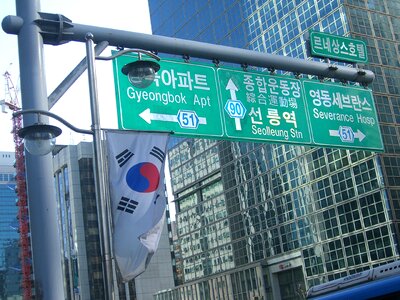 South korea seoul road