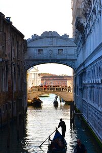 Venice italy gondola photo