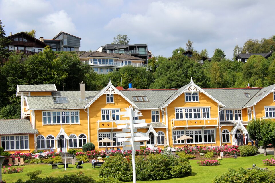 Hotel landscape norway