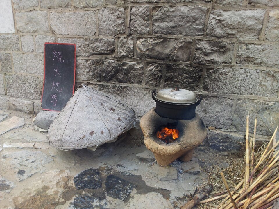Fireplace hearth burning