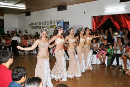 Dressed folk danza folklorica arabic dance