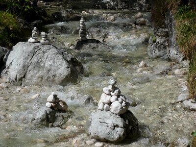 Boulders tower nature