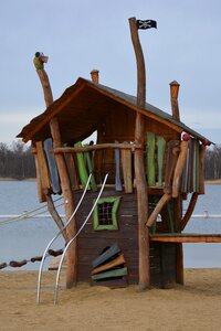 Castle tower children's playground