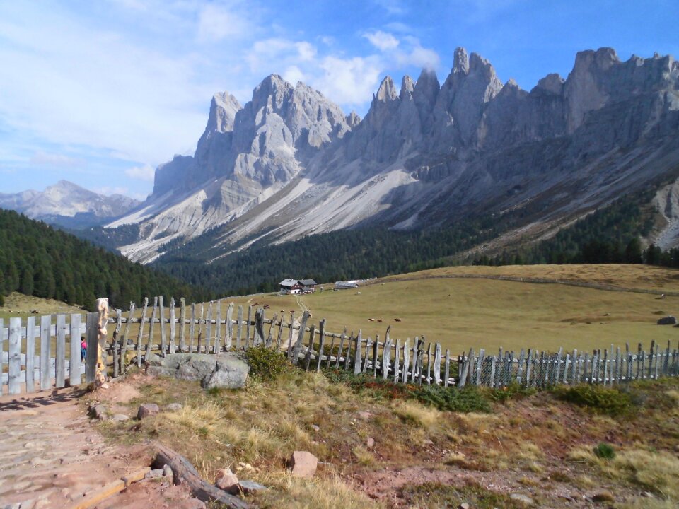 Italy scenery the alps
