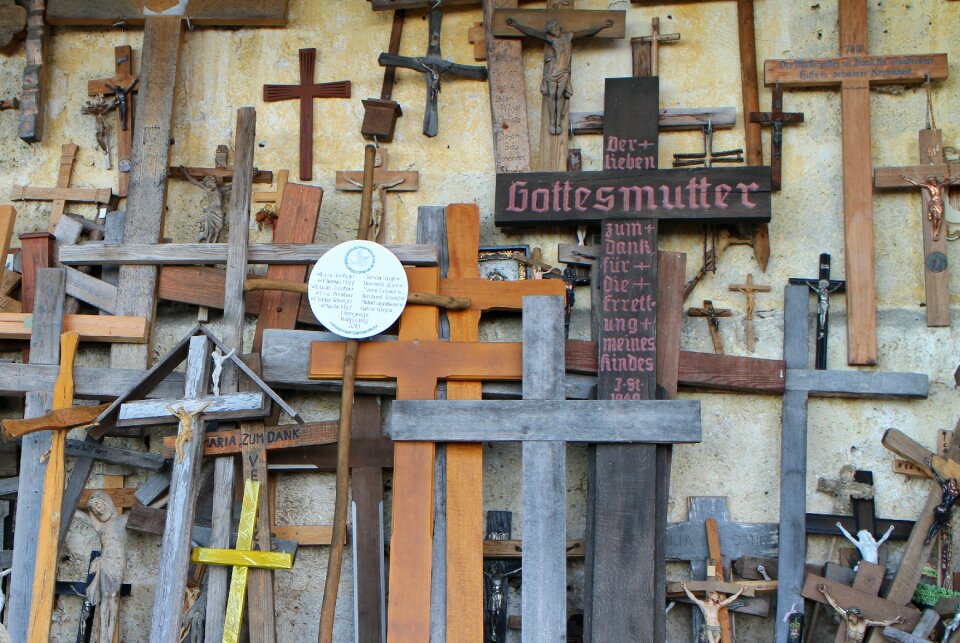 Wooden cross wooden crosses pilgrim