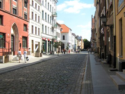 City monuments old houses