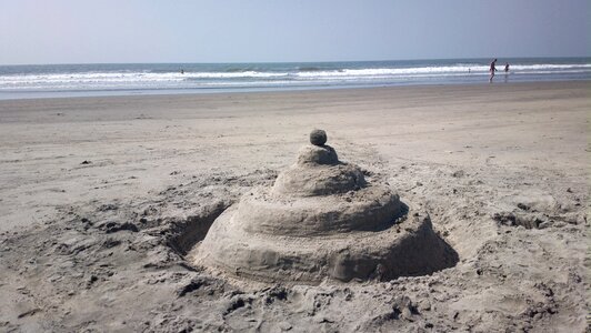 Sea sand beach