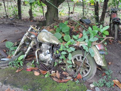Scrap old broken