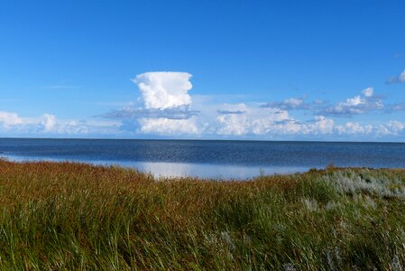 Clouds form water sea