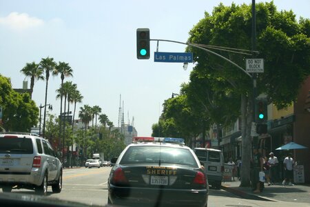 California road traffic lights