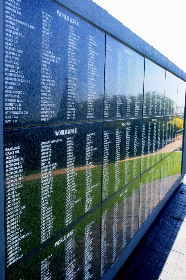 War victims exterior south african air force memorial
