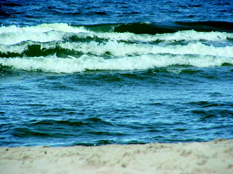 Water the baltic sea beach