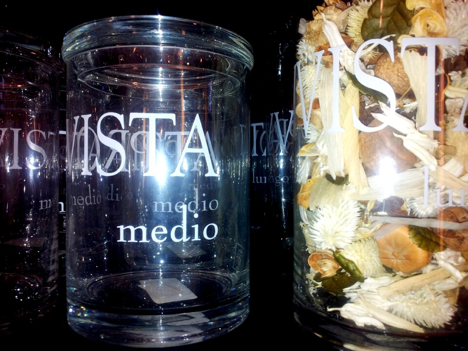 Pot kitchen glass