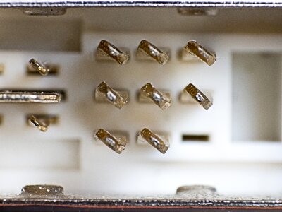 Hdi metal contacts macro