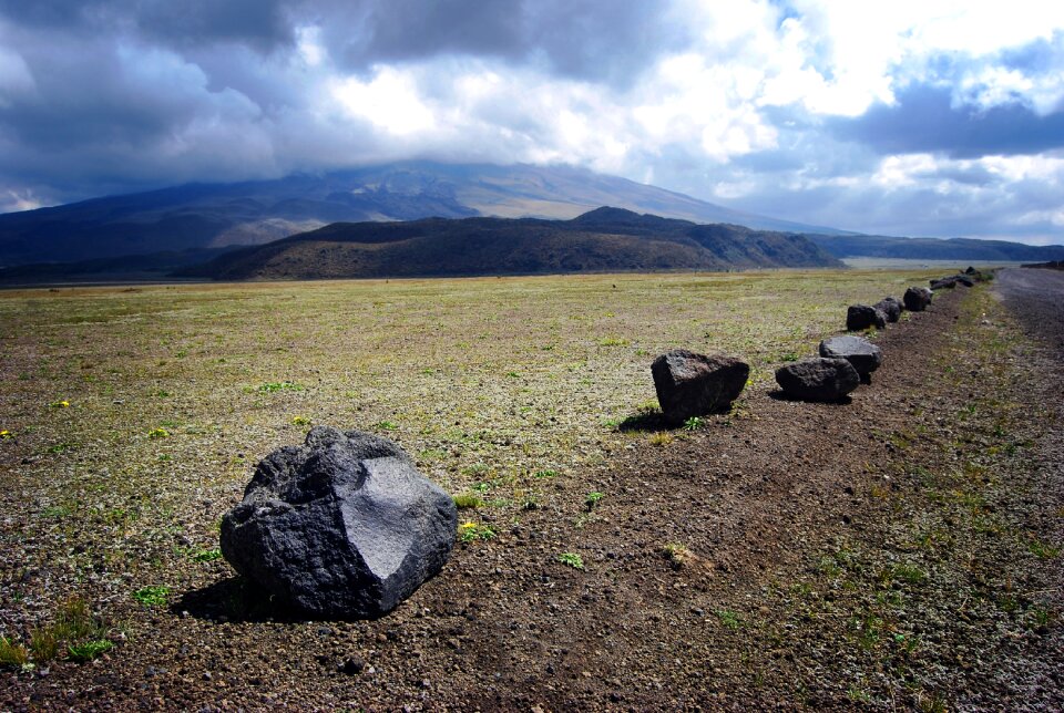 Barrier stone landscape