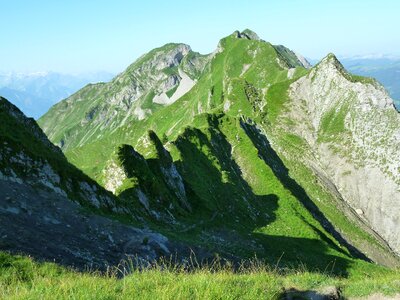 Alpine summer hiking