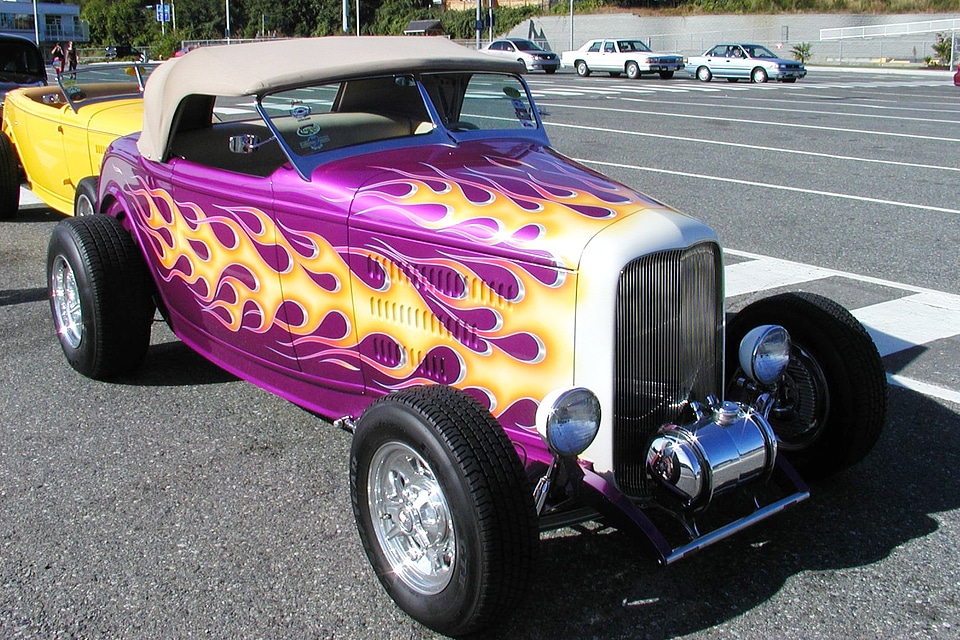 Colorful beautiful vintage