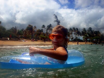 Beach surf sea photo