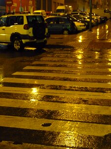 Pedestrian crossing calzada brightness photo