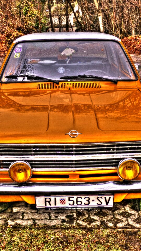 Old opel travel