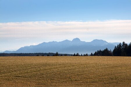 Alpine upper bavaria spring