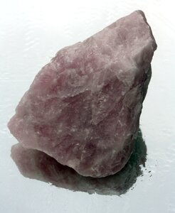 Rose quartz gems decoration