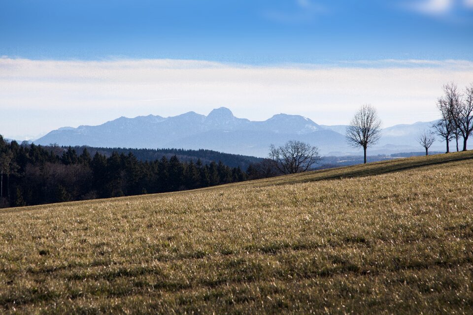Alpine upper bavaria spring