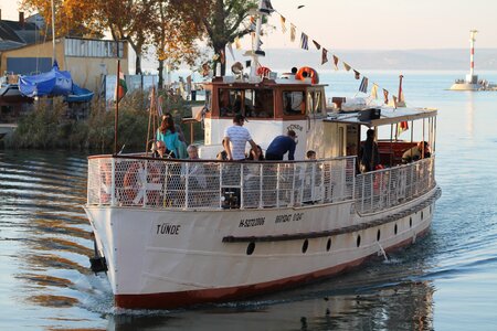 Shipping excursion lake balaton photo