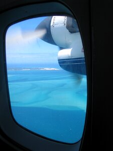 Porthole scuttle airplane window photo