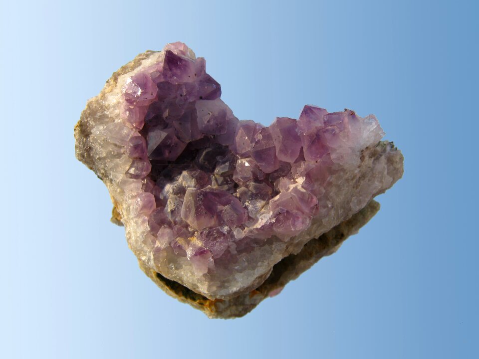 Violet gem minerals photo