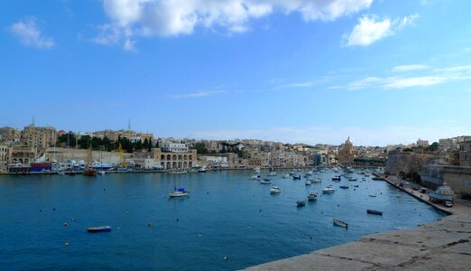 Boats colorful fortress