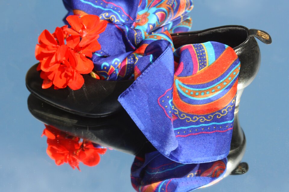 Evening cloth blue